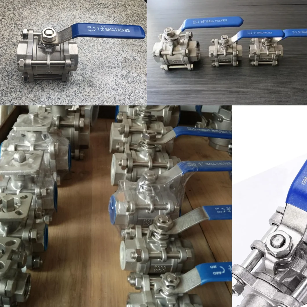 Industry Stainless Steel Ball Valve Factory 3PC Ball Valve Type I with Lock Handle