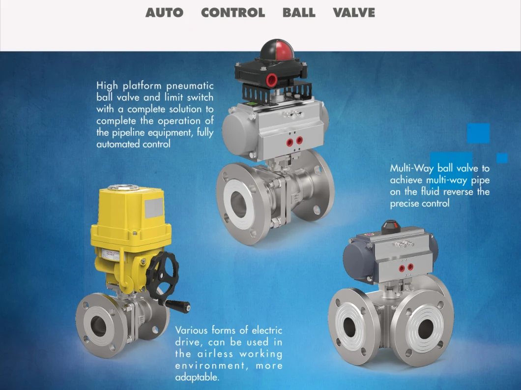 API/JIS/DIN 2PC Flange&Threaded Ball Valve Carbon Steel&Stainless Steel Ball Valve Floating&Trunnion Ball Valve Pneumatic/Electric Ball Valve