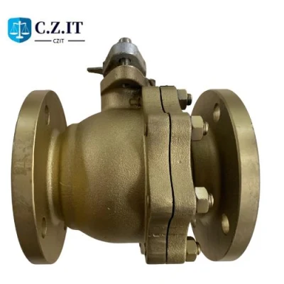 150# ASME B16.5 Válvula de RF API 6D Antiestática B148 C95800 Bronze A216 Wcb Carbono Fundido CF8 CF8m Aço Inoxidável Flange End Trunnion Mounted Floating Ball Valve